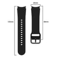 Miniatyrbild 4 av 6: Silikon Armband För Galaxy Watch 4/5/5 Pro/6/7/FE Svart