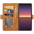 Miniatyrbild 4 av 6: Sony Xperia 1 III - Fodral Med Magnetisk Stängning - Brun