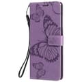 Miniatyrbild 2 av 6: Sony Xperia 1 III - Butterfly Läder Fodral - Lila