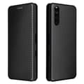 Miniatyrbild 1 av 5: Sony Xperia 10 III - Kolfiber Textur Fodral - Svart