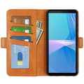 Miniatyrbild 4 av 6: Sony Xperia 10 IV Fodral Magnetisk Stängning Brun