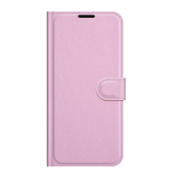 Sony Xperia 5 III Fodral Litchi Läder Ljus Rosa