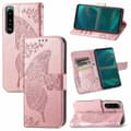 Miniatyrbild 6 av 6: Sony Xperia 5 III Fodral Tryckt Butterfly Roséguld