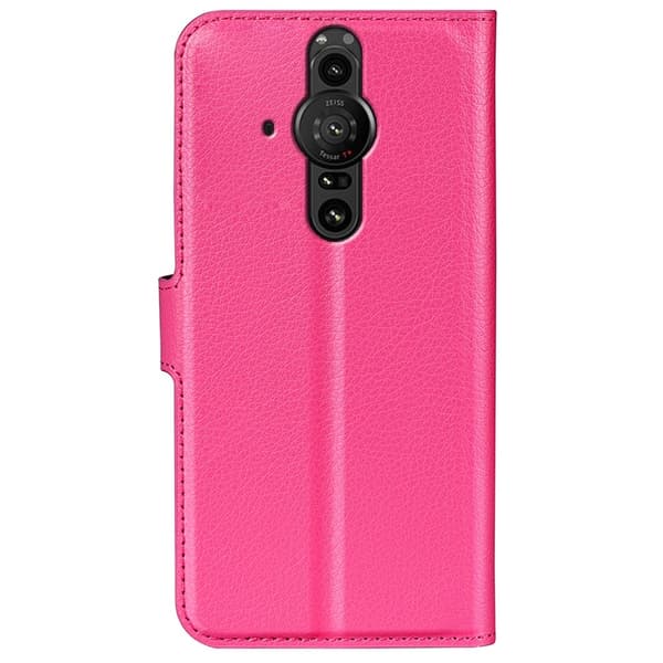 Sony Xperia Pro-I Fodral Litchi Textur Rosa