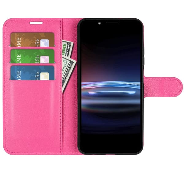 Sony Xperia Pro-I Fodral Litchi Textur Rosa