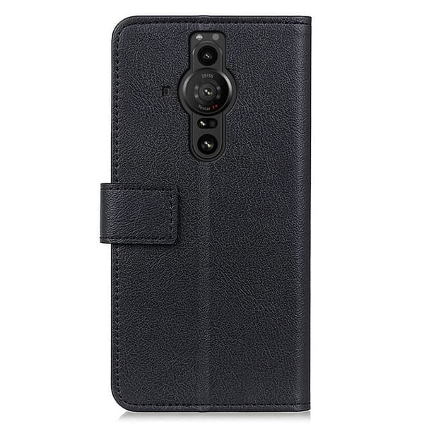 Sony Xperia Pro-I Fodral Läder Svart