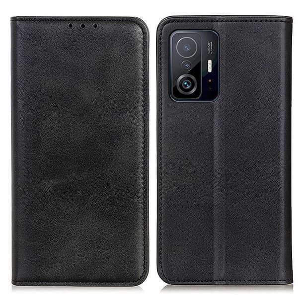 Xiaomi 11T / 11T Pro Fodral Flip Split Läder Svart