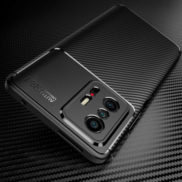 Xiaomi 11T / 11T Pro Skal Kolfiber Textur Svart