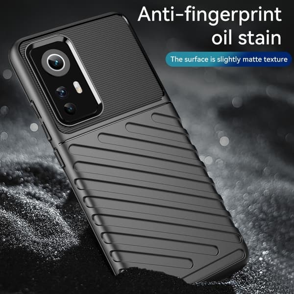Xiaomi 12 Skal Twill Textur Svart