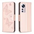 Miniatyrbild 2 av 6: Xiaomi 12 Fodral Tryck Butterfly Roséguld
