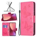 Miniatyrbild 1 av 6: Xiaomi 12 Fodral Tryck Butterfly Rosa