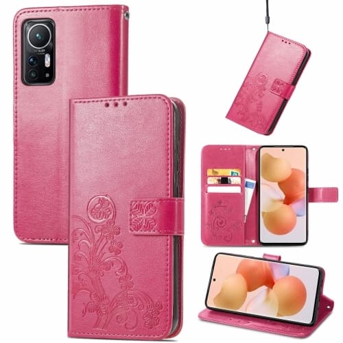 Xiaomi 12 Fodral Med Tryck Rosa