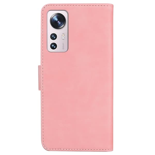 Xiaomi 12 Pro Fodral Skin Touch Ljus Rosa