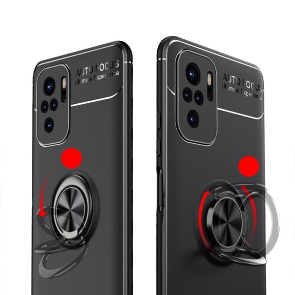 Xiaomi Redmi Note 10S - Ring Skal - Röd