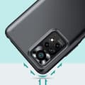 Miniatyrbild 5 av 6: Xiaomi Redmi Note 11 4G Skal Armor Hybrid Matt Svart