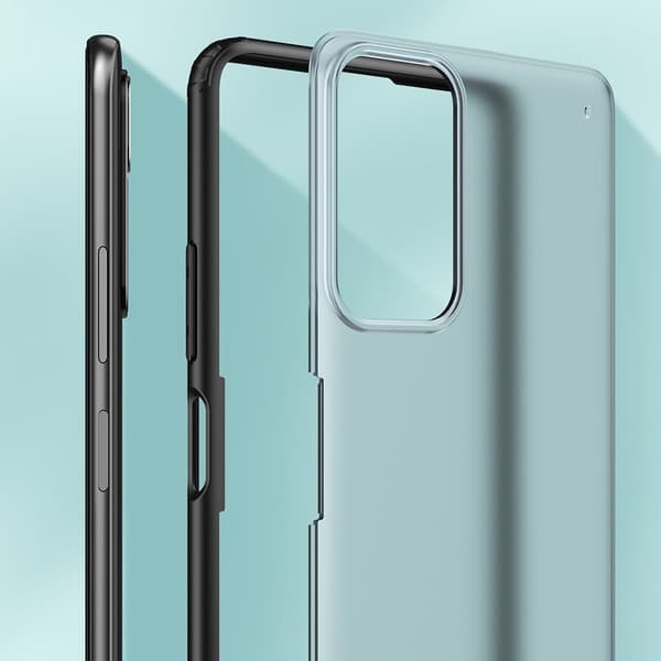Xiaomi Redmi Note 11 4G Skal Armor Hybrid Matt Svart