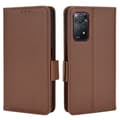 Miniatyrbild 1 av 6: Xiaomi Redmi Note 11 Pro 5G Fodral Litchi Textur Brun