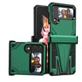 Pikkukuva 1 / 3: Iskunkestäva kuori 3i1 Samsung Galaxy Z Flip 4 - Vihreä