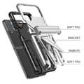 Pikkukuva 2 / 3: Iskunkestäva kuori 3i1 Samsung Galaxy Z Flip 4 - Hopea