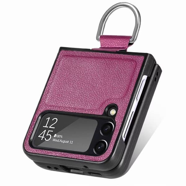 Ring Cover Samsung Galaxy Z Flip 4 - Lilla