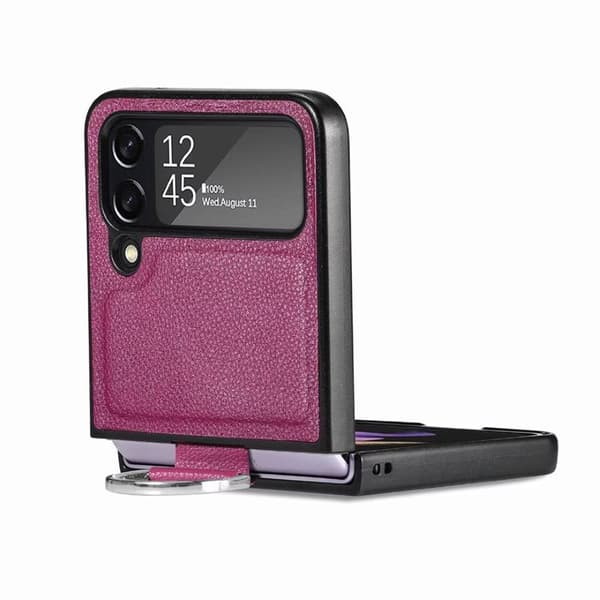 Ring Cover Samsung Galaxy Z Flip 4 - Lilla