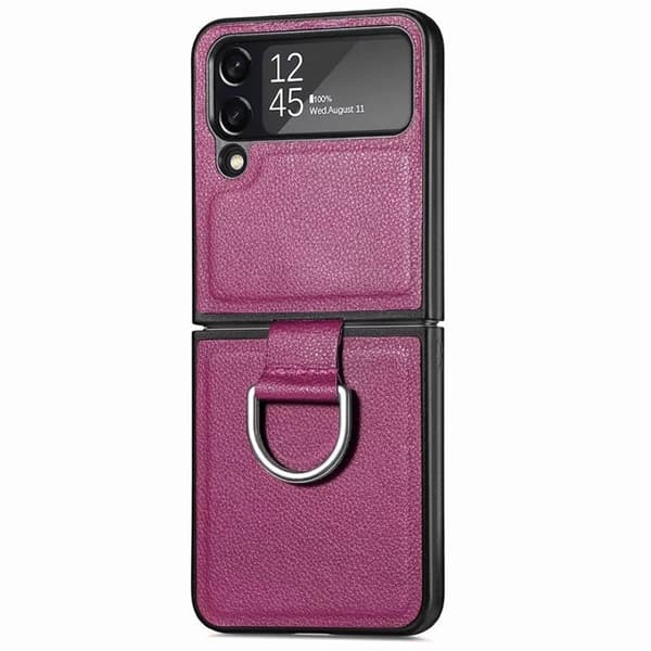 Ring Cover Samsung Galaxy Z Flip 4 - Lilla