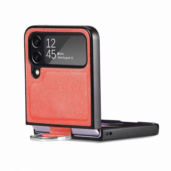 Ring kotelo Samsung Galaxy Z Flip 4 - Oranssi