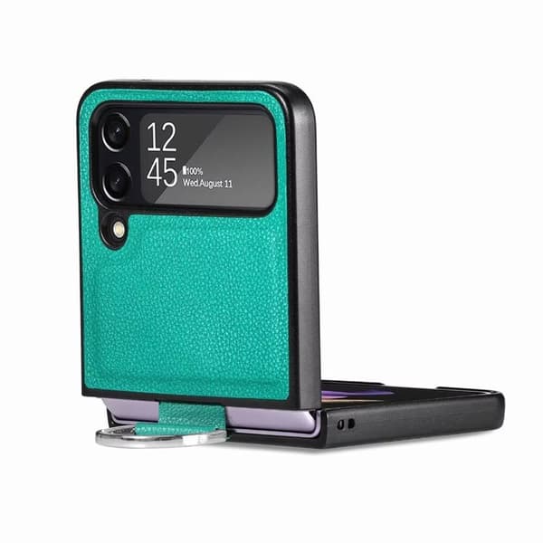 Ring kotelo Samsung Galaxy Z Flip 4 - Vihreä