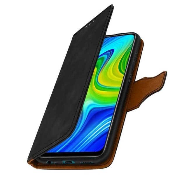 Hölster - Xiaomi - Redmi Note 9 - Vintage - Mjuk - Magnetisk