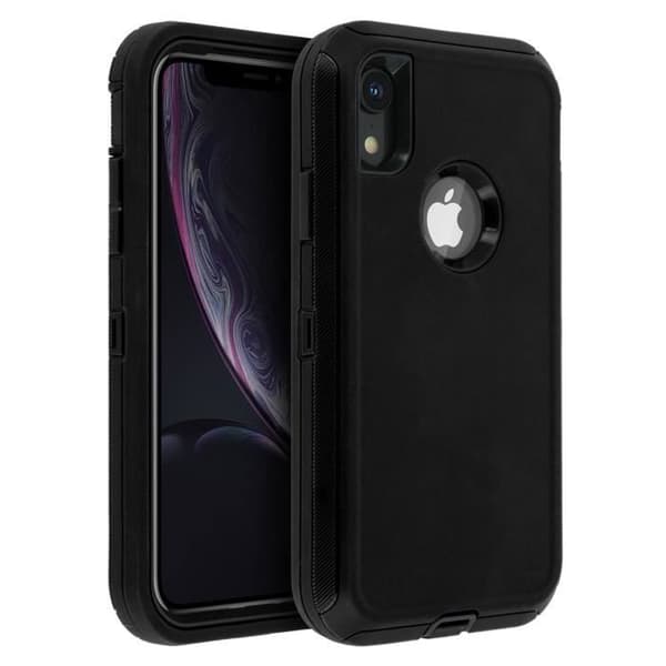 Fodral - Apple - iPhone XR - Hårt skydd - Stötdämpande - Flera lager - Svart