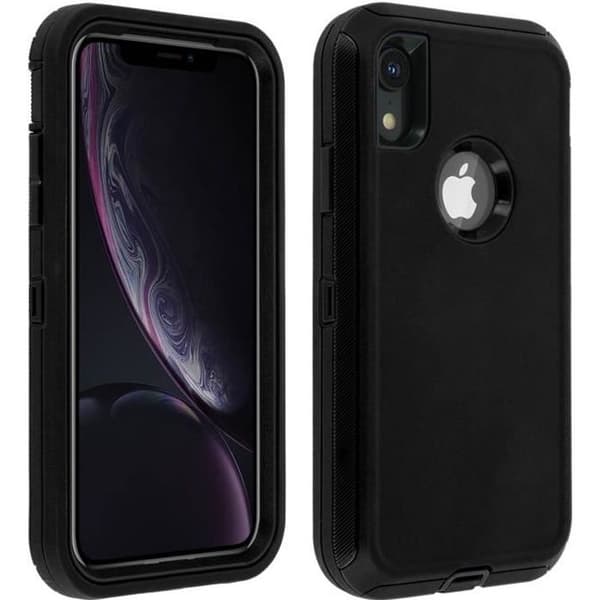 Fodral - Apple - iPhone XR - Hårt skydd - Stötdämpande - Flera lager - Svart
