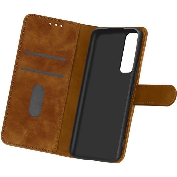 Vivo Y70 Plånboksfodral Ultra-resistent Soft Touch Stativ Funktion Brun