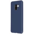 Miniatyrbild 3 av 4: Forcell Galaxy A8 Fodral Soft Touch Silikon Soft Gel Fodral - Nattblå Nattblå