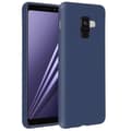 Miniatyrbild 1 av 4: Forcell Galaxy A8 Fodral Soft Touch Silikon Soft Gel Fodral - Nattblå Nattblå