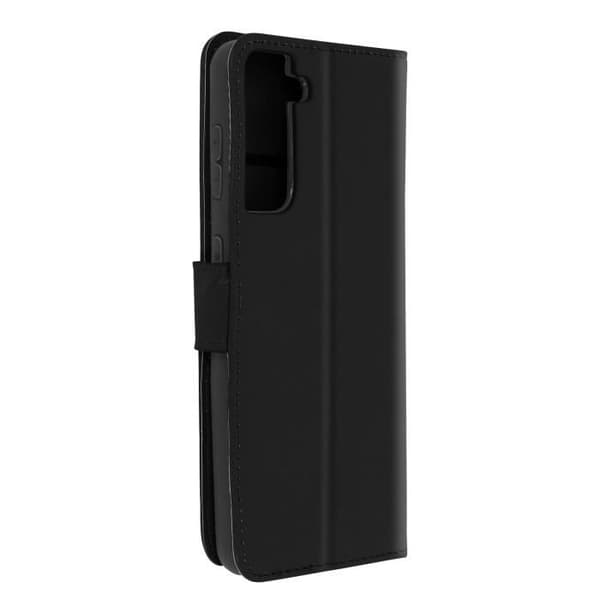 Fodral till Samsung Galaxy S21 - AVIZAR - Plånboksskydd - Videostöd - Svart