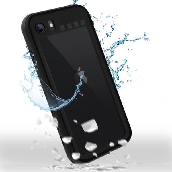 Coque - REDPEPPER - iPhone SE 2020 / 8 / 7 - Vattentät - Stötsäker - Inbyggt skärm skydd