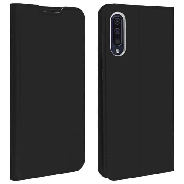 Hus till Samsung Galaxy A50 - DUX DUCIS - Kortfodral - Mjuk Skal - Horisontellt Stöd - Svart