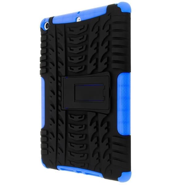 Coque iPad 9.7 - AVIZAR - Förstärkt stötmotstånd - Inbyggt stöd - Blå - Unisex