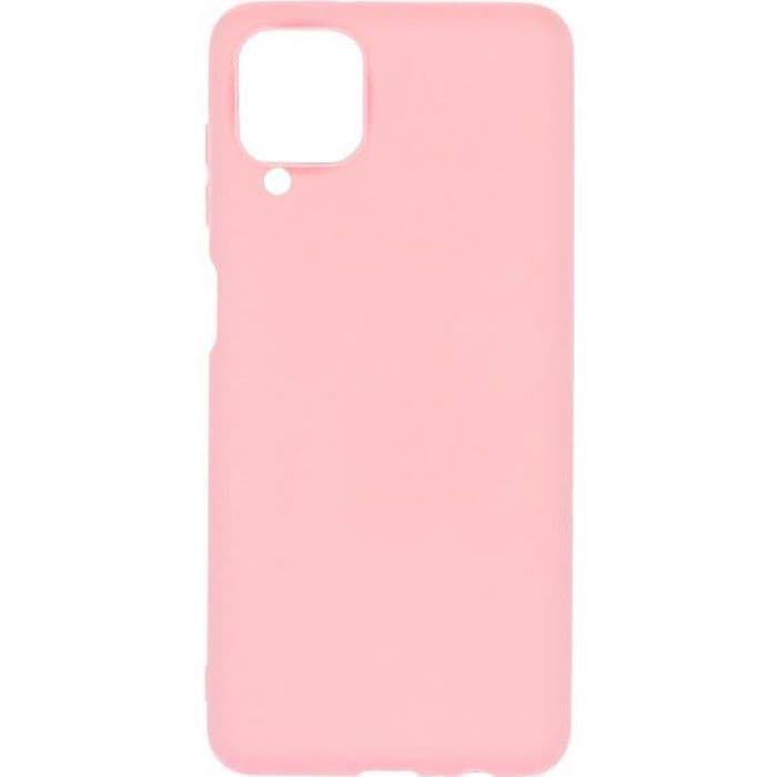 Samsung Galaxy A12 Fodral Skyddande silikongel Soft Touch Rosa Rosa