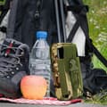 Miniatyrbild 4 av 4: Smartphone-väska - AVIZAR - Universal - Khakigrön - Halvstyv - Blandad