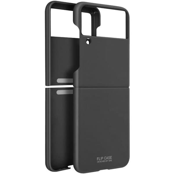 Fodral till Samsung Z Flip 3 i 2 delar Rigid Anti-slip Strip Svart