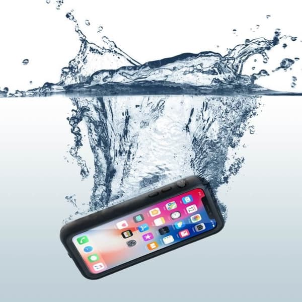 iPhone X och XS-fodral - Apple - Vattentät IP68 - Stötsäker - Skydd upp till 2m - Svart