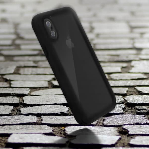 iPhone X och XS-fodral - Apple - Vattentät IP68 - Stötsäker - Skydd upp till 2m - Svart