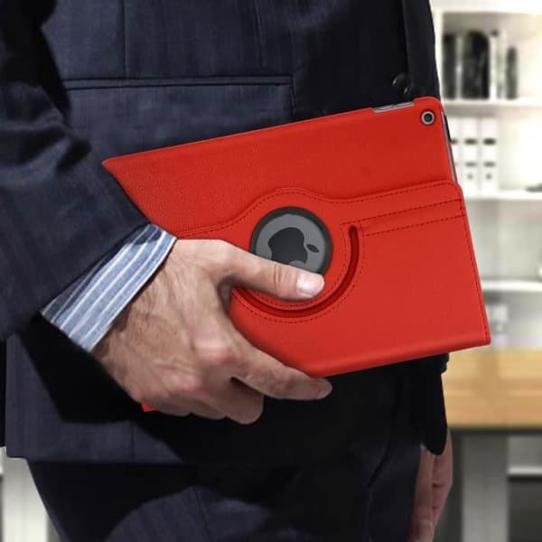 iPad-fodral 2019 10.2 - Apple - Heltäckande skydd - Roterbar 360° - Röd - Unisex
