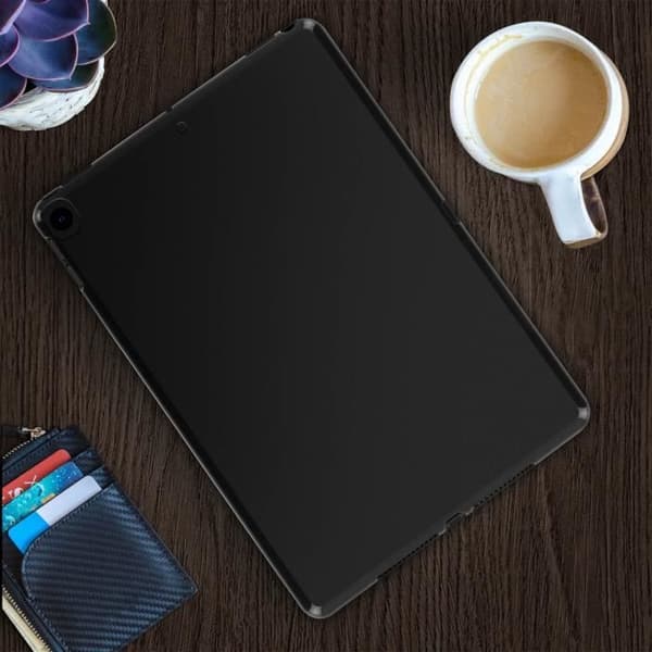 Coque iPad 2019 10.2 - AVISERA - Silikon Gel Flexibel - Ultra Tunn - Motståndskraftig - Svart