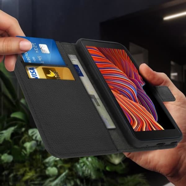 Hölster - Samsung - Galaxy Xcover 5 - Silikon gel - Mjuk - Svart