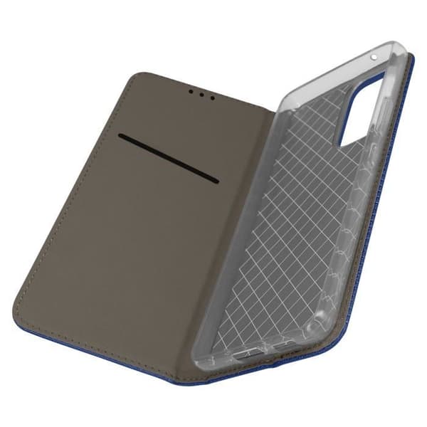Samsung Galaxy A53 5G-fodral med flip-korthållare Stödfunktion midnattsblå