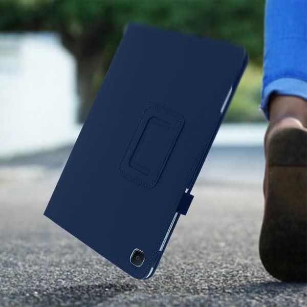 Etui - AVIZAR - Galaxy Tab S6 Lite - Ekokvalitet Soft Touch - Video Stöd - Blå 10,5 tum