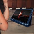 Miniatyrbild 4 av 4: Etui - AVIZAR - Galaxy Tab S6 Lite - Ekokvalitet Soft Touch - Video Stöd - Blå 10,5 tum