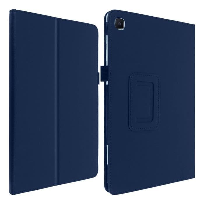 Galaxy Tab S6 Lite Fodral Invändig Soft Touch Stativ Funktion - Blå